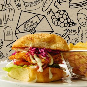 Crumbed Chicken Burger