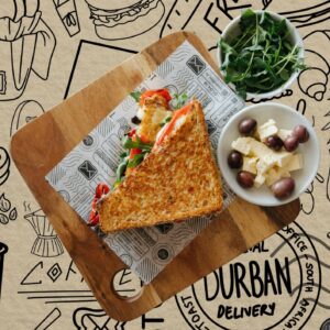 Grilled Greek Cheese Sandwich