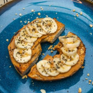 Peanut Butter Banana Bagel