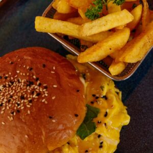 Smokey breakfast bun